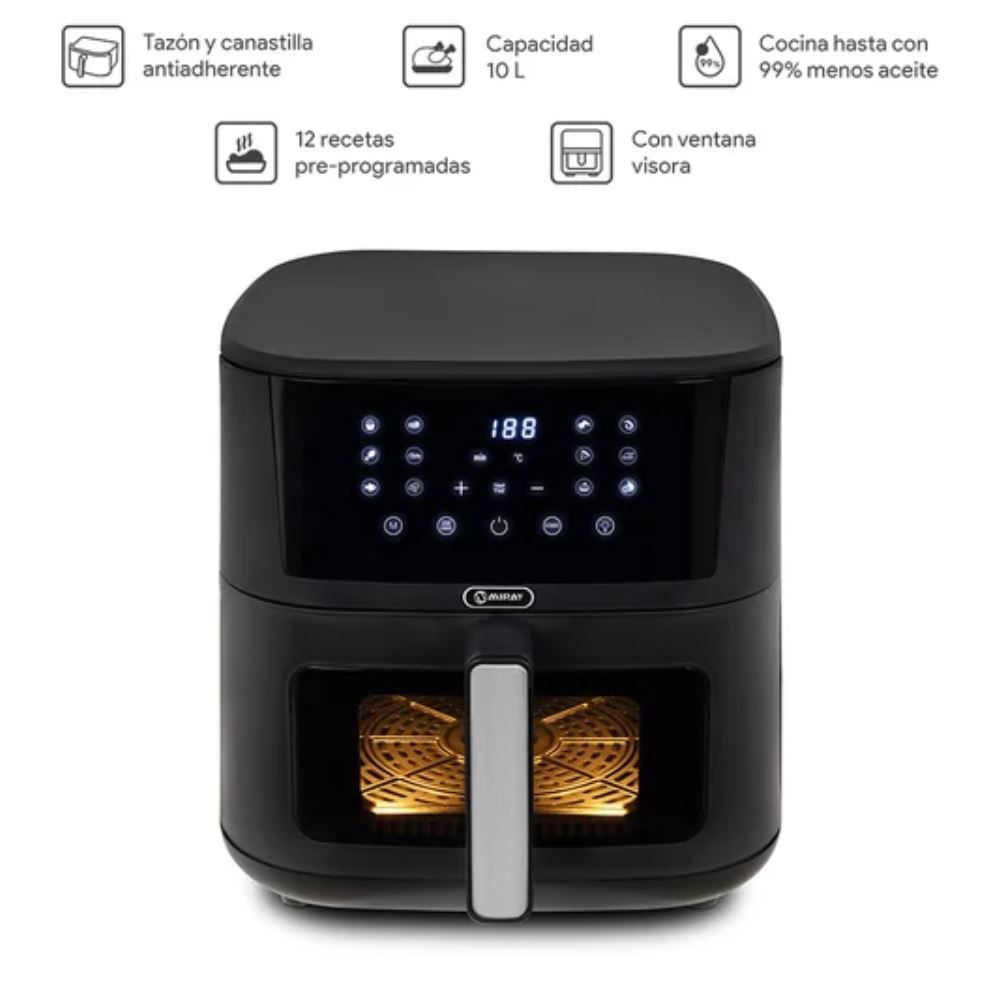 Air Fryer Freidora digital Miray OFM-115 10L